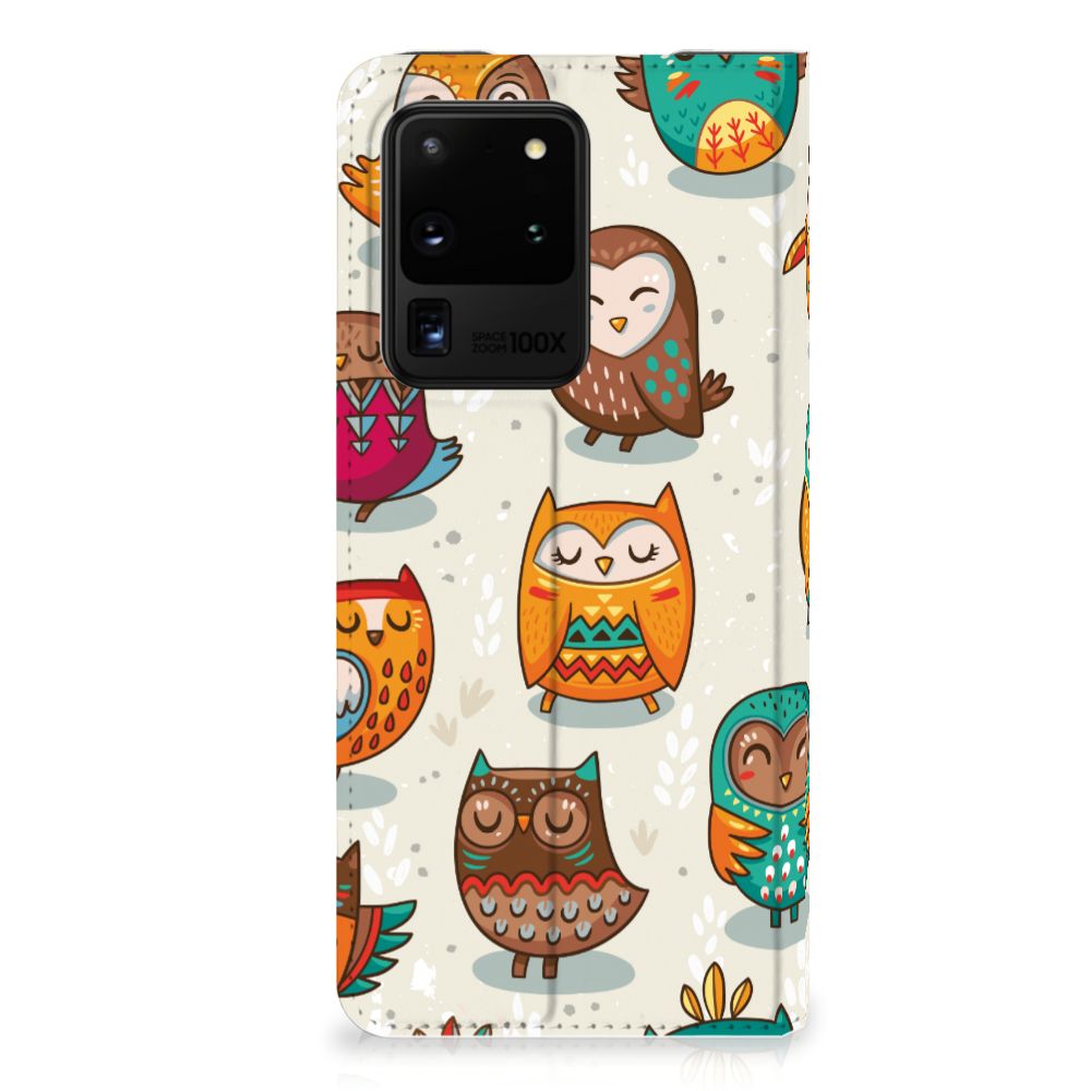 Samsung Galaxy S20 Ultra Hoesje maken Vrolijke Uilen - B2C Telecom