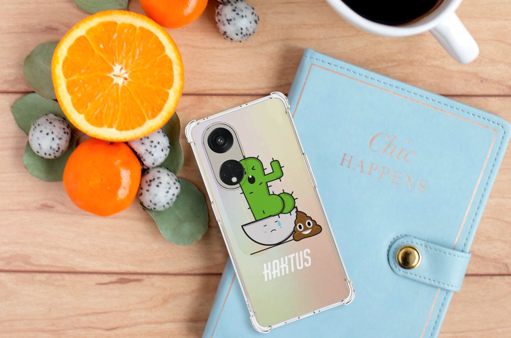 OPPO Reno8 T 5G Stevig Bumper Hoesje Cactus Poo B2C Telecom