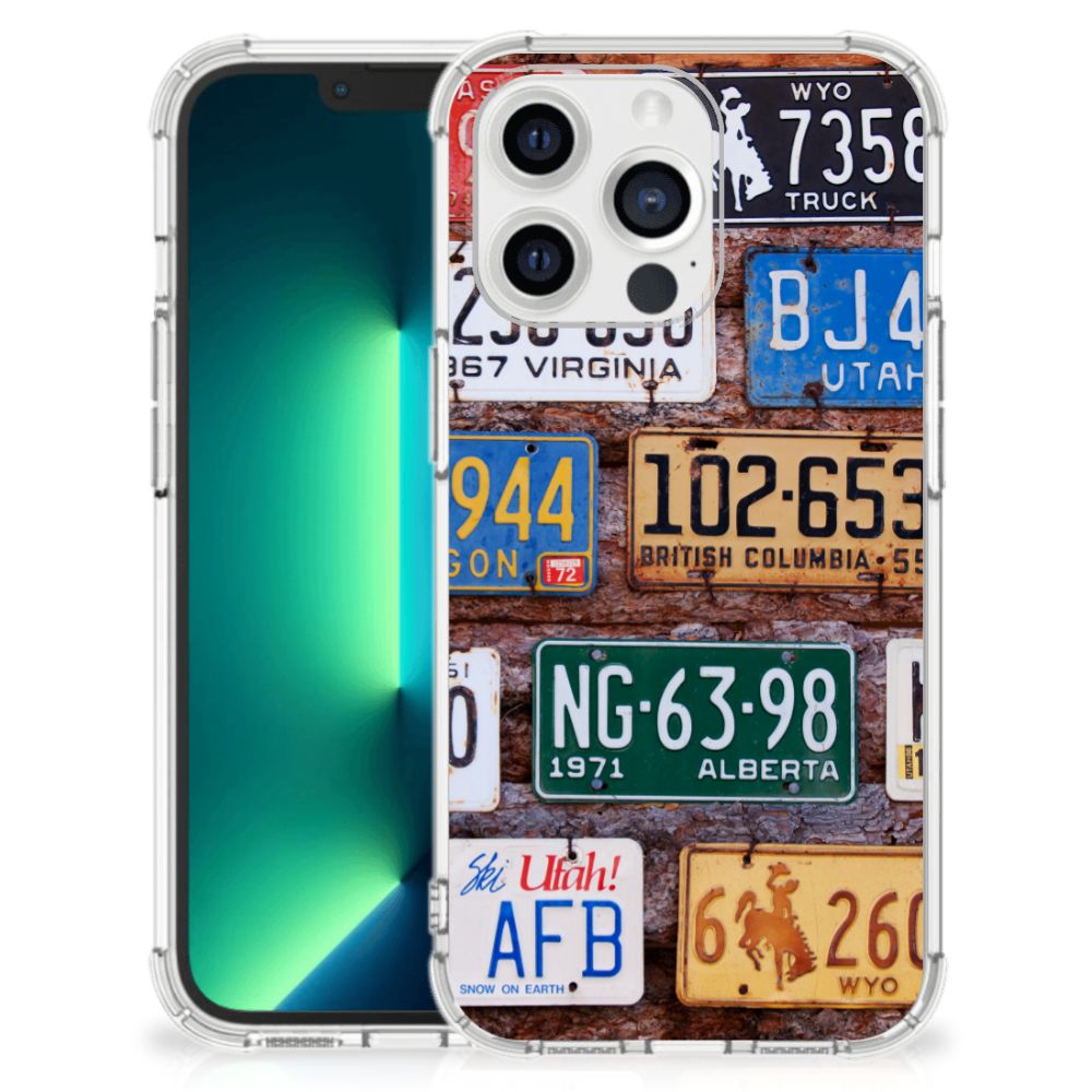 iPhone 13 Pro Max Anti-shock Hoesje met foto Kentekenplaten - B2C Telecom