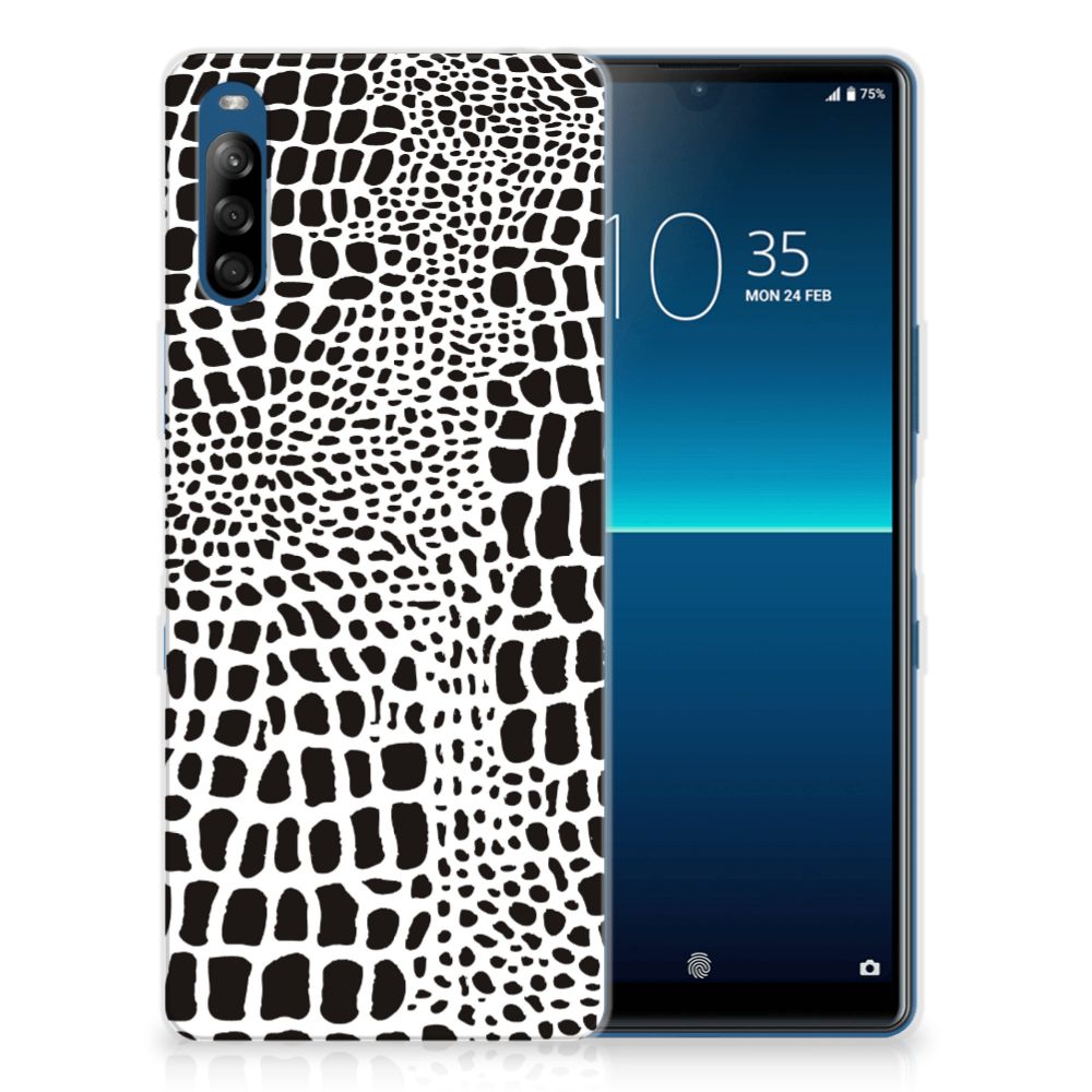 Sony Xperia L4 TPU Hoesje Slangenprint