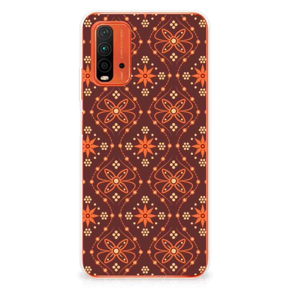 Xiaomi Poco M3 TPU bumper Batik Brown