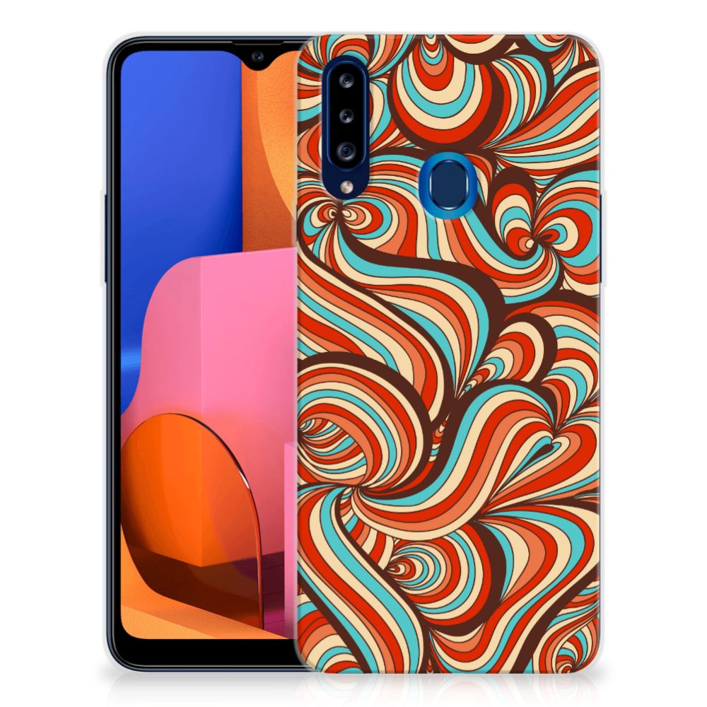 Samsung Galaxy A20s Hoesje maken Retro B2C Telecom