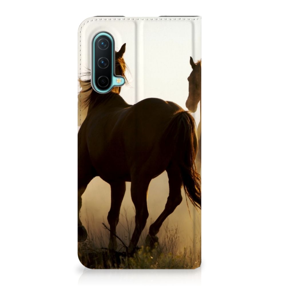OnePlus Nord CE 5G Hoesje maken Design Cowboy met paardenprint in zonlicht