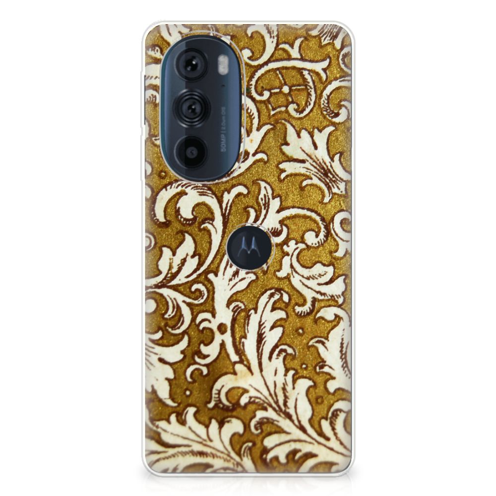 Siliconen Hoesje Motorola Edge 30 Pro Barok Goud