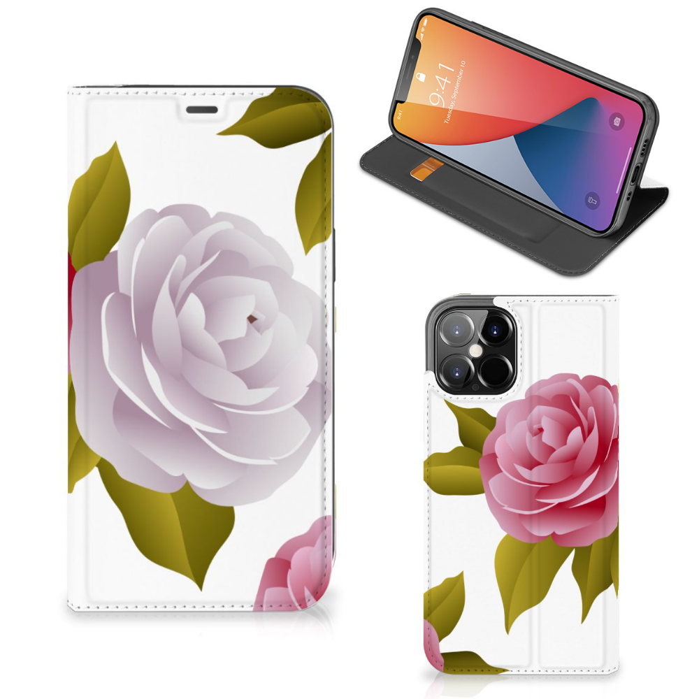 iPhone 12 Pro Max Smart Cover Roses - B2C Telecom
