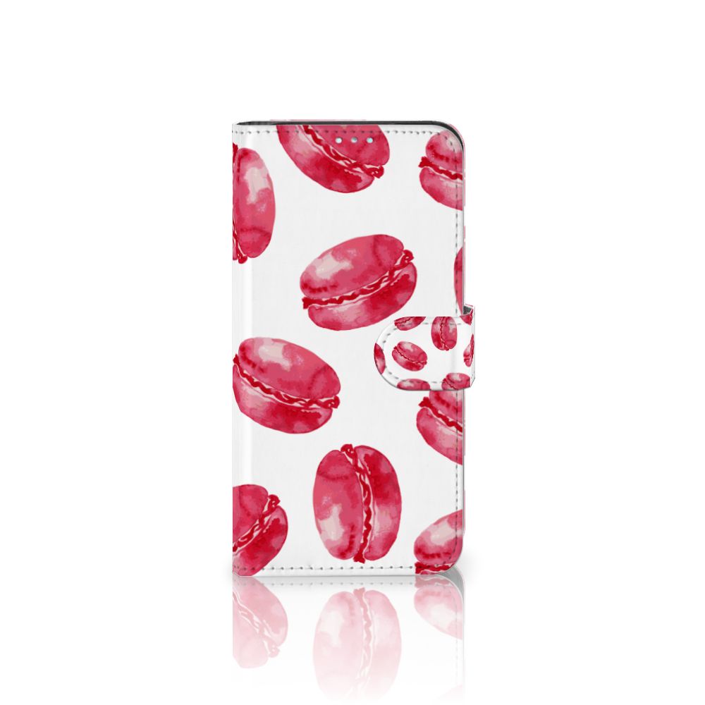 Samsung Galaxy A41 Book Cover Pink Macarons