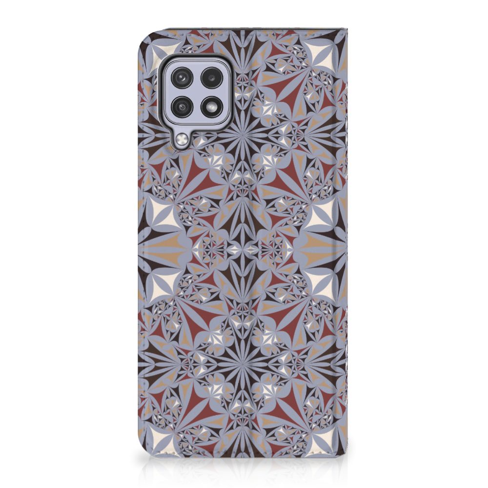 Samsung Galaxy A22 4G | M22 Standcase Flower Tiles - B2C Telecom