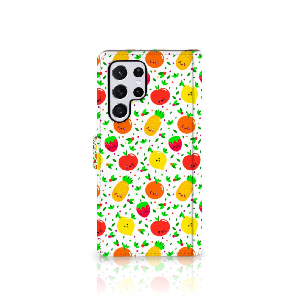 Samsung Galaxy S22 Ultra Book Cover Fruits