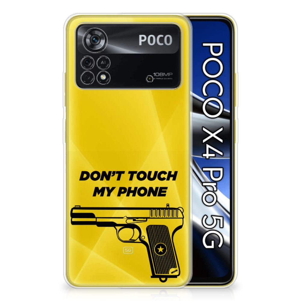 Xiaomi Poco X4 Pro 5G Silicone-hoesje Pistol DTMP B2C Telecom