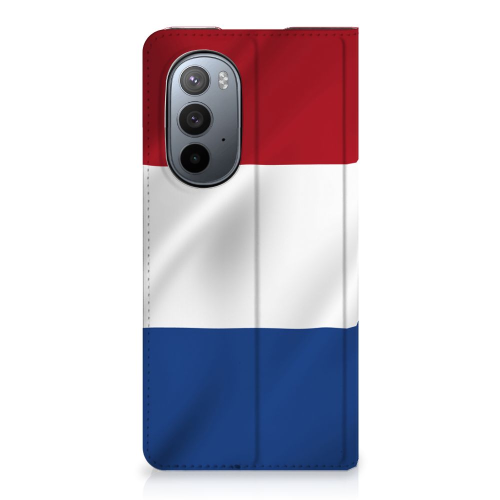 Motorola Edge 30 Pro Standcase Nederlandse Vlag - B2C Telecom