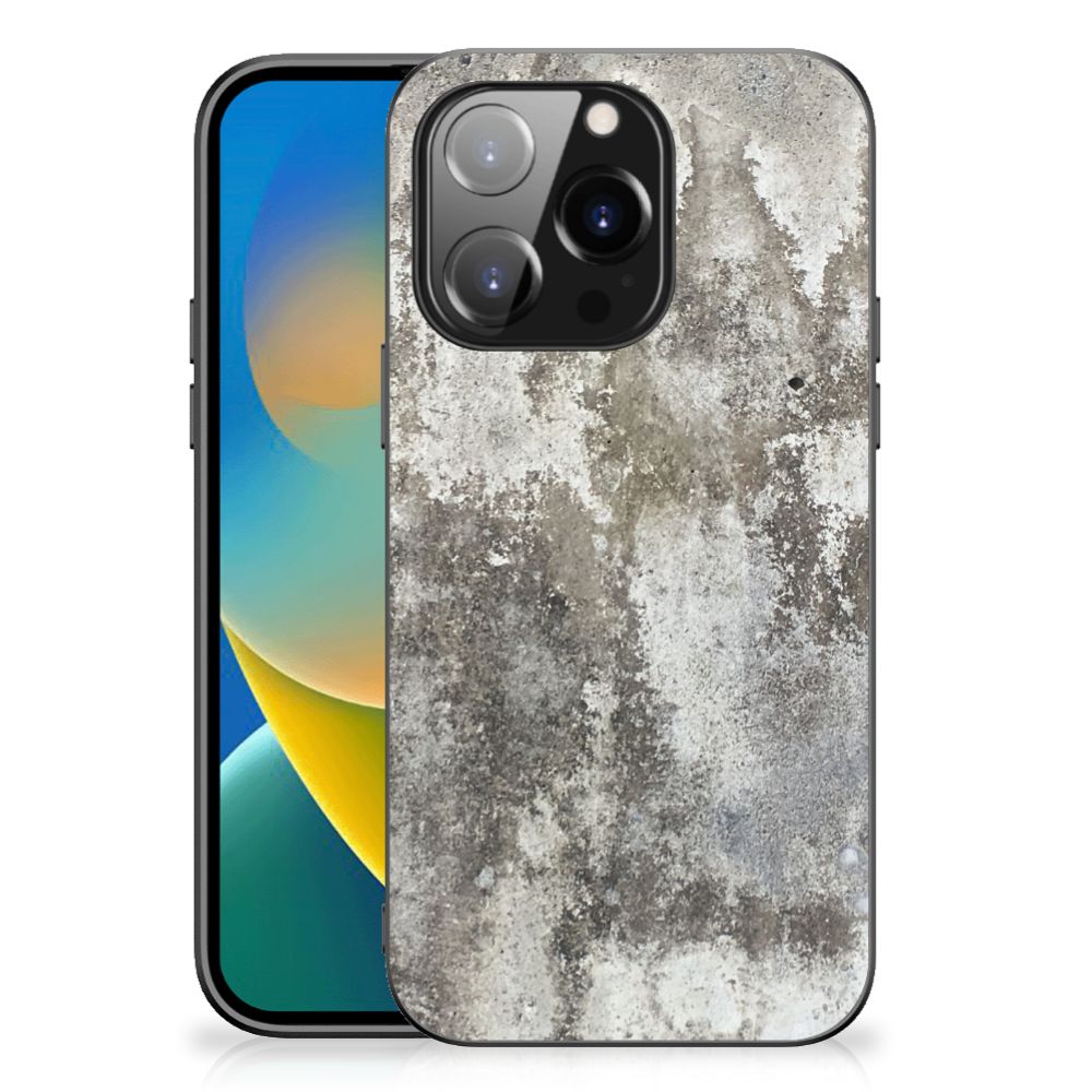 iPhone 14 Pro Marmeren Print Telefoonhoesje Beton Print B2C Telecom