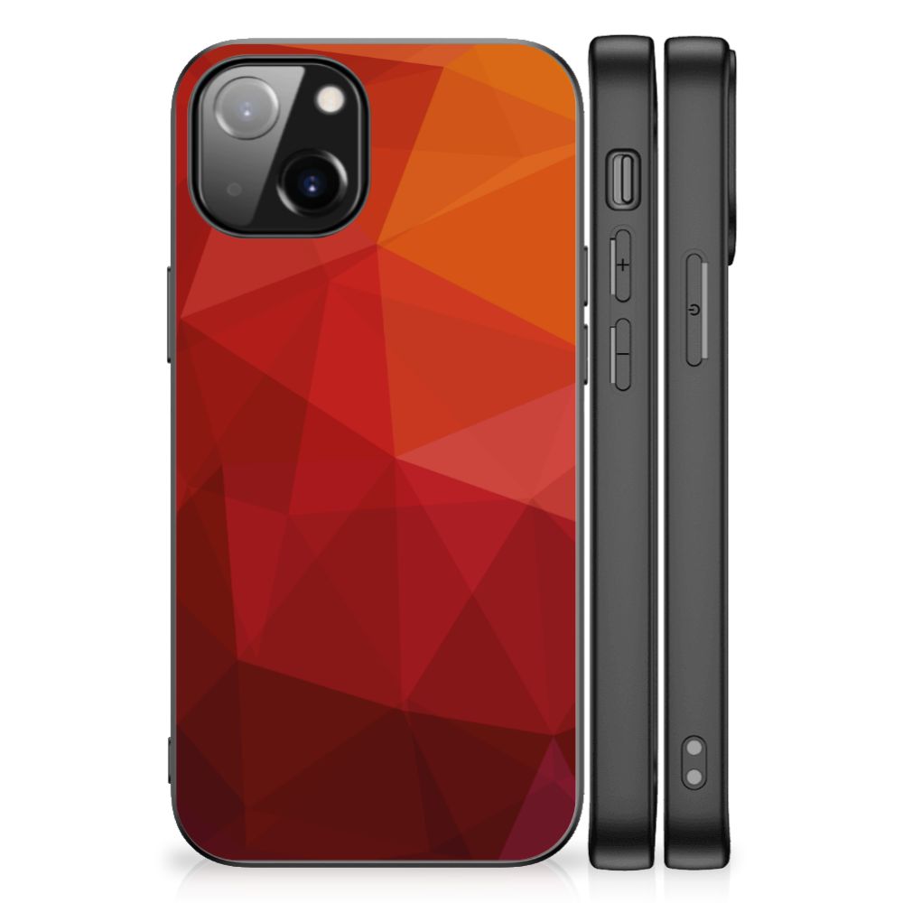 Backcover voor Apple iPhone 13 Polygon Red B2C Telecom