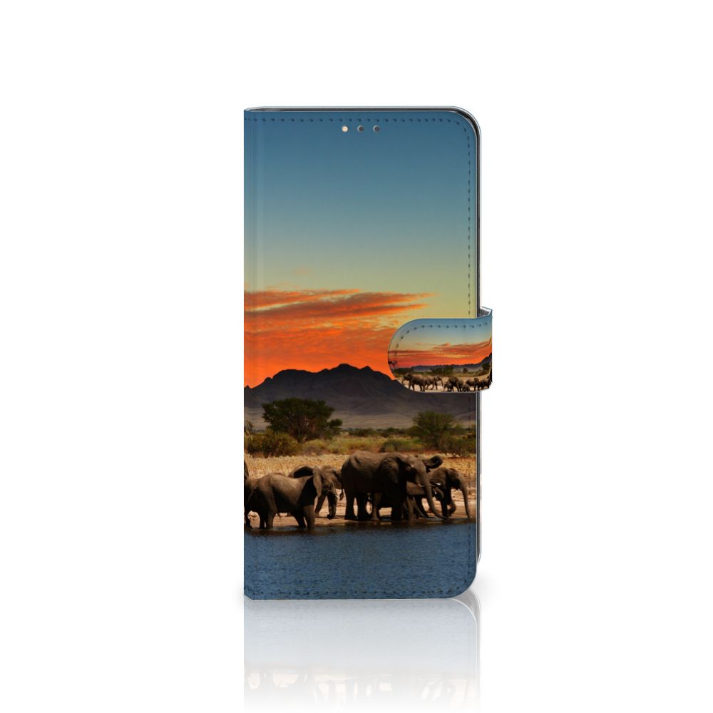 Nokia 5.3 Telefoonhoesje met Pasjes Olifanten