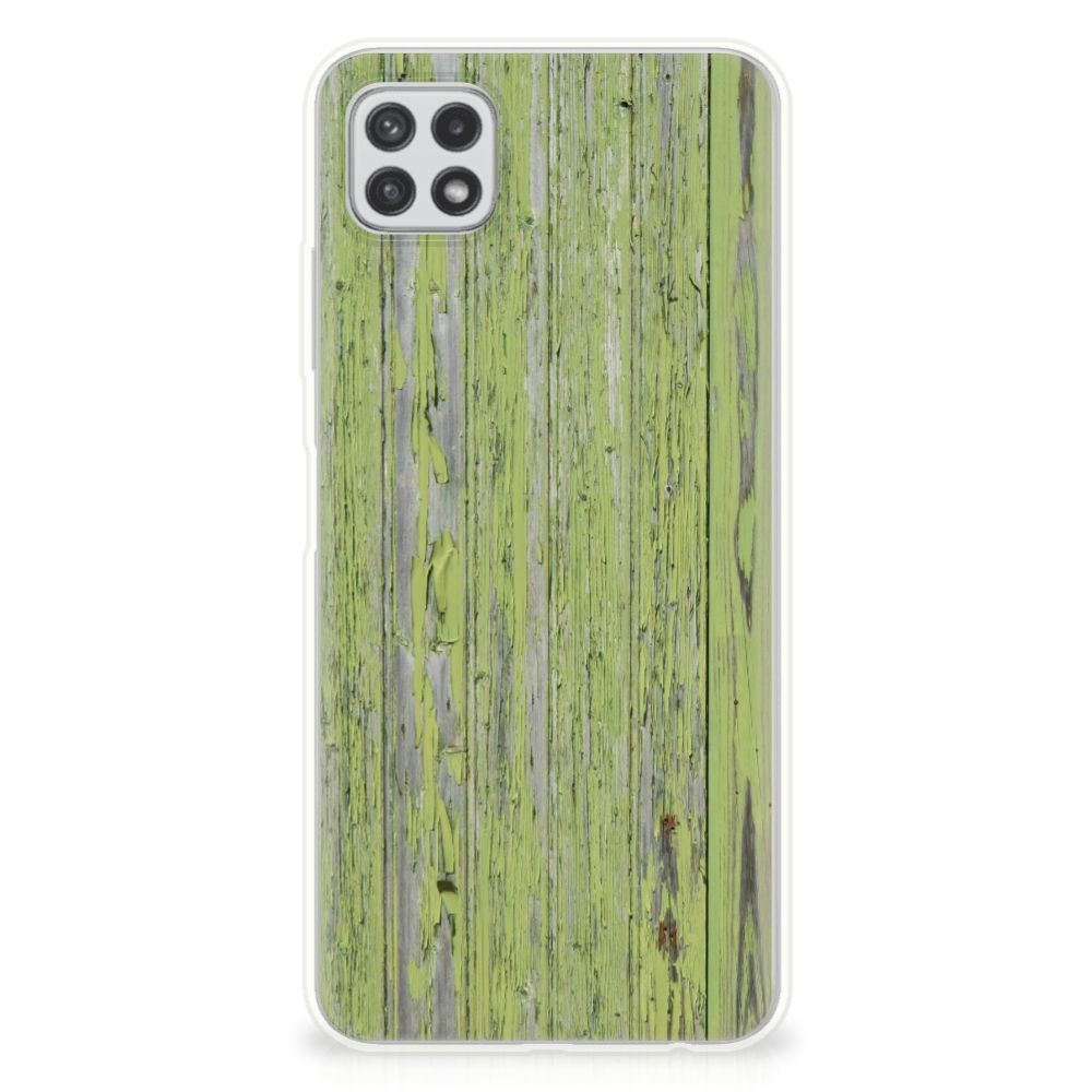 Samsung Galaxy A22 5G Bumper Hoesje Green Wood B2C Telecom