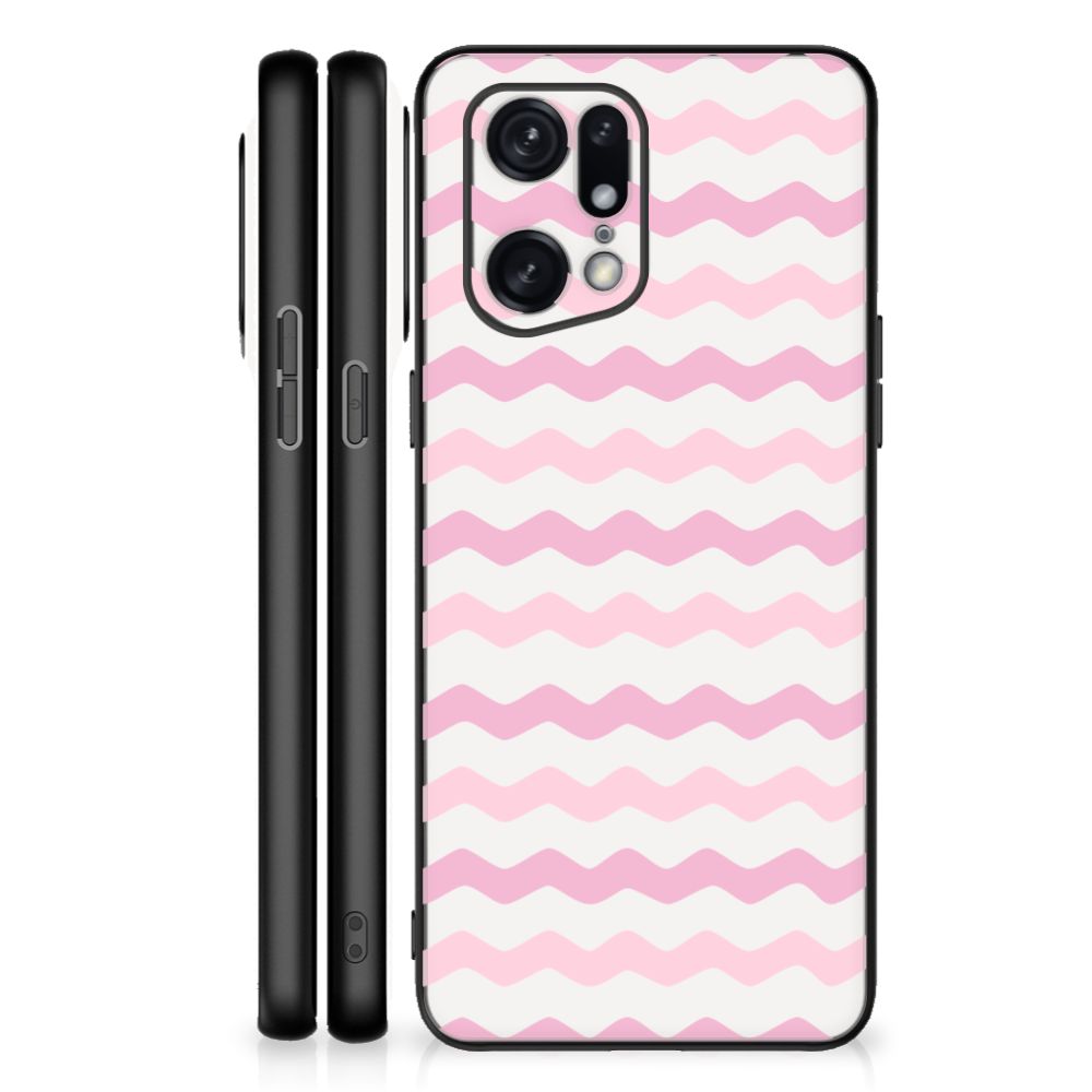 OPPO Find X5 Pro Back Case Waves Roze