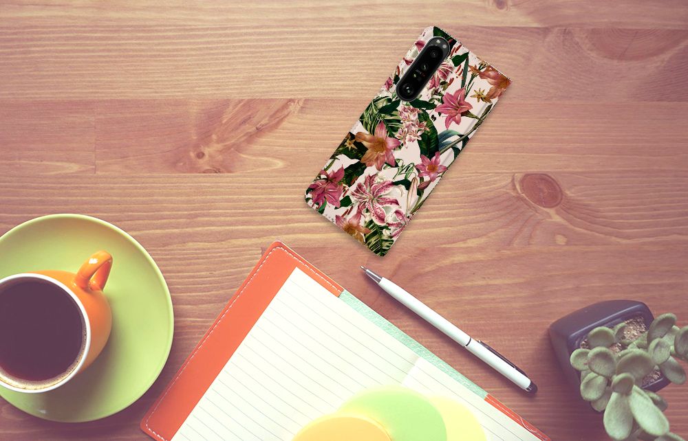 Sony Xperia 1 III Smart Cover Flowers - B2C Telecom