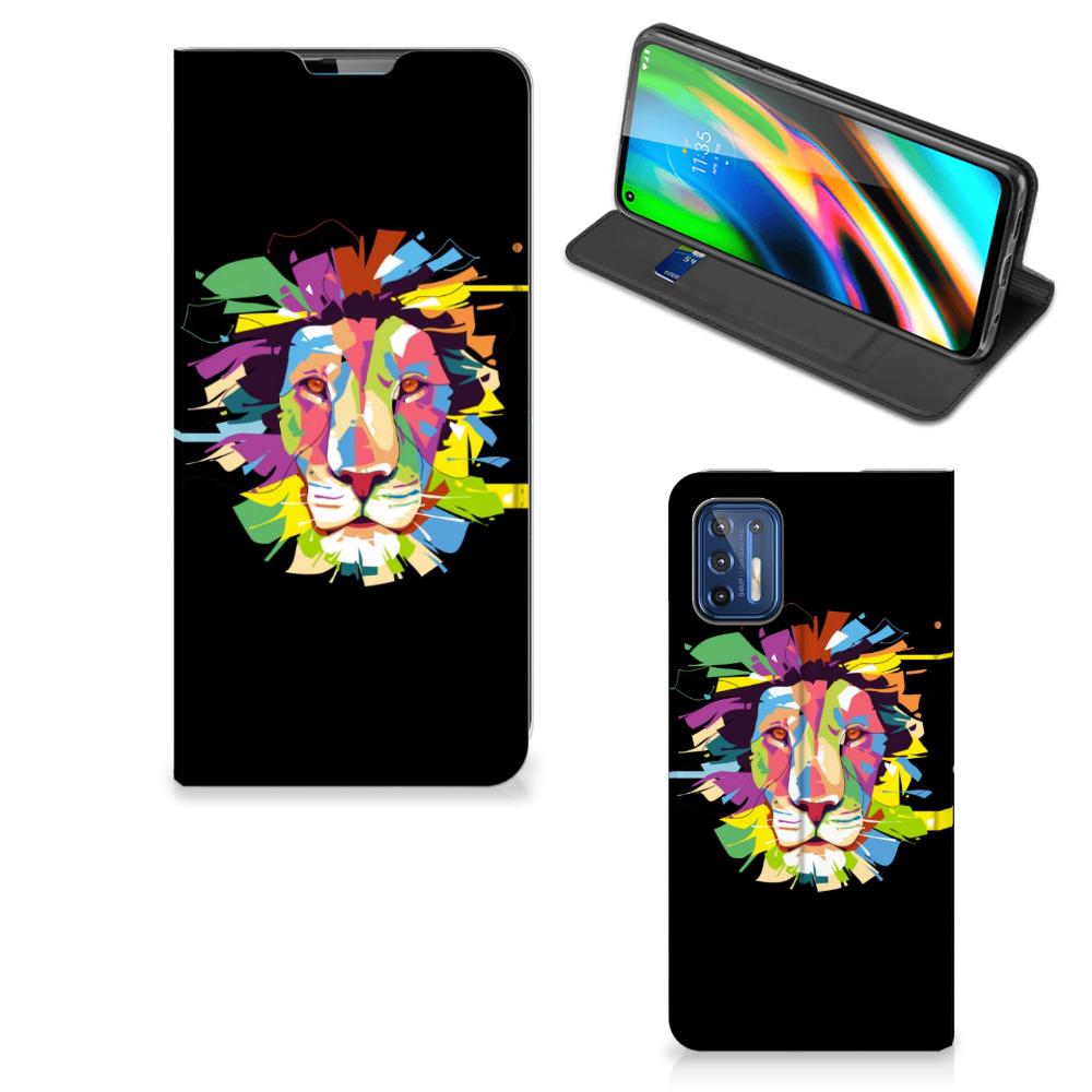 Motorola Moto G9 Plus Magnet Case Lion Color - B2C Telecom