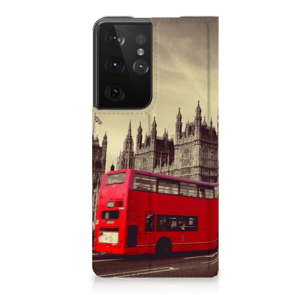 Samsung Galaxy S21 Ultra Book Cover Londen - B2C Telecom