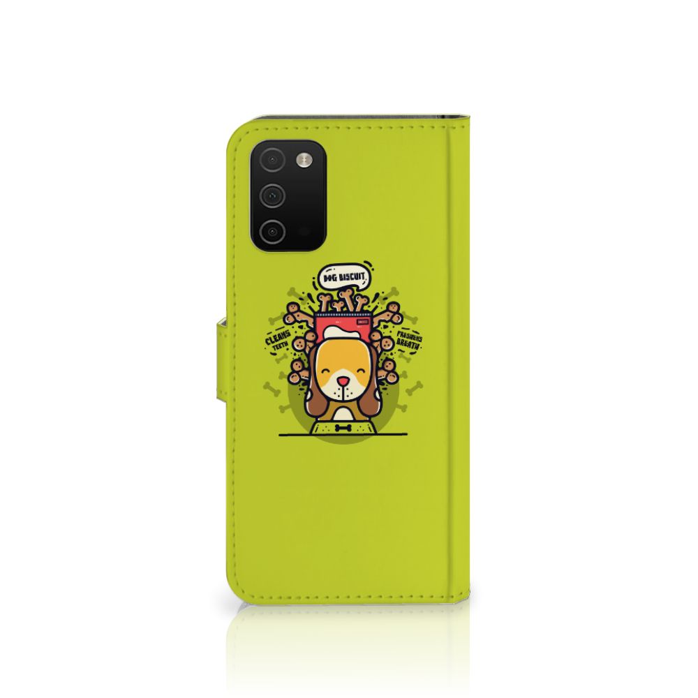 Samsung Galaxy A03s Leuk Hoesje Doggy Biscuit