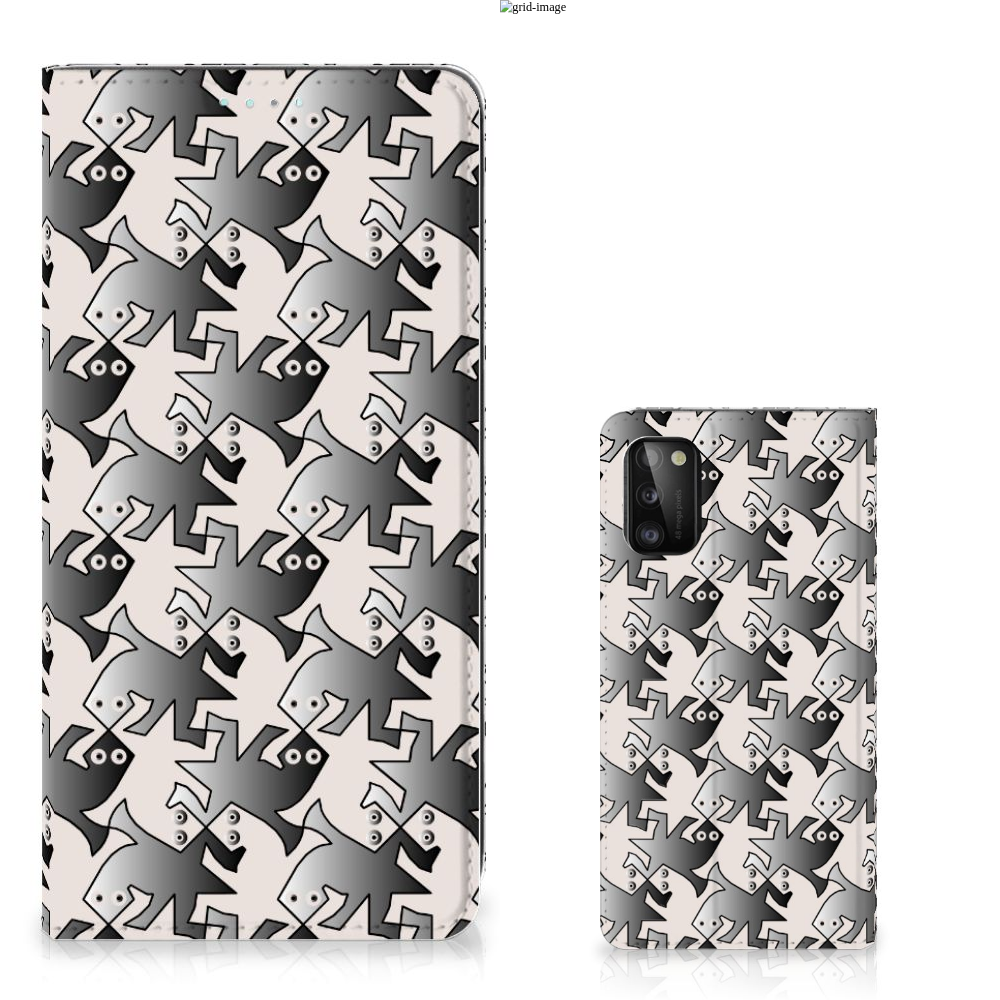 Samsung Galaxy A41 Hoesje maken Salamander Grey - B2C Telecom