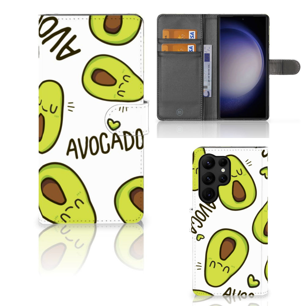 Samsung Galaxy S23 Ultra Leuk Hoesje Avocado Singing