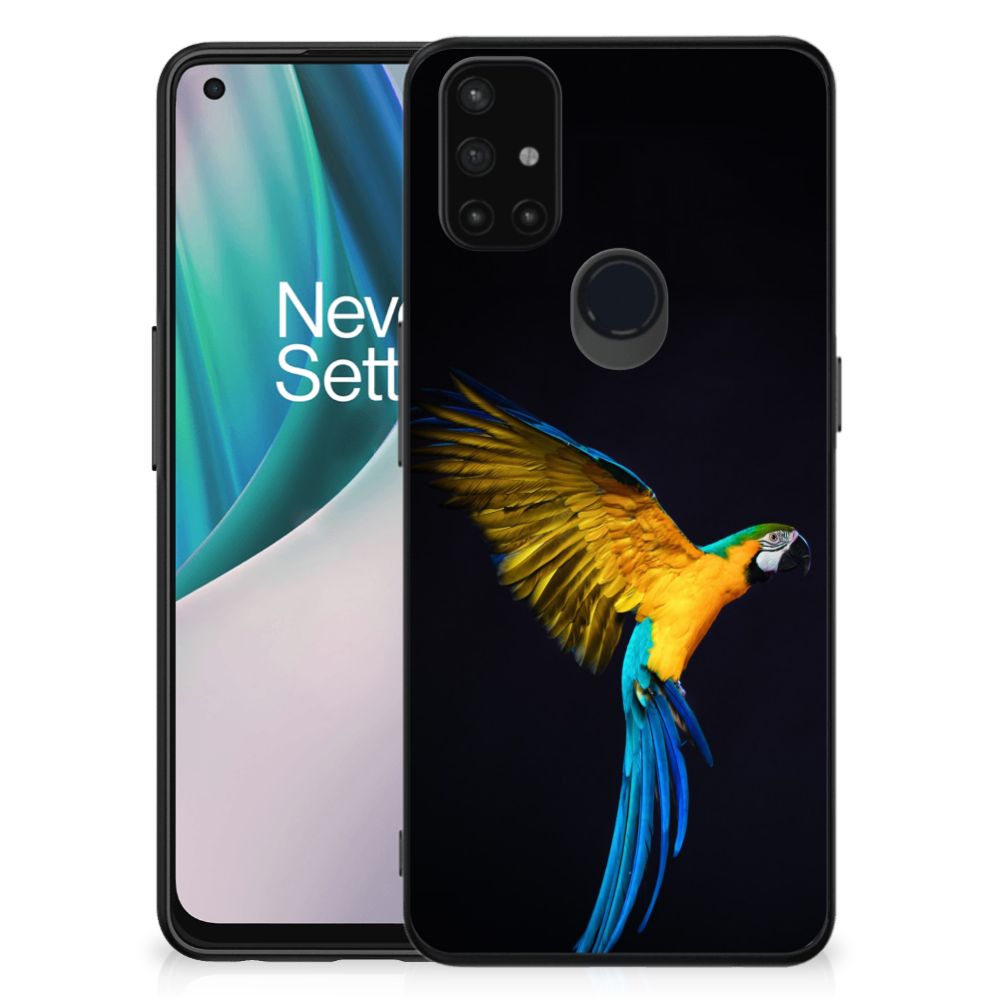 OnePlus Nord N10 5G Dierenprint Telefoonhoesje Papegaai