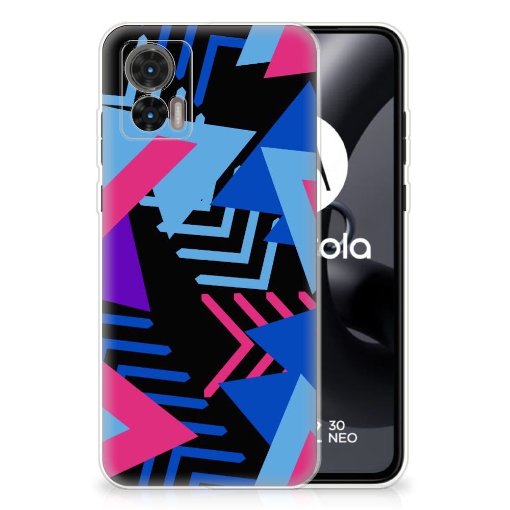 Motorola Edge 30 Neo TPU Hoesje Funky Triangle B2C Telecom