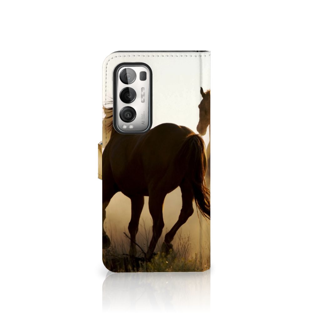 OPPO Find X3 Neo 5G Telefoonhoesje met Pasjes Design Cowboy