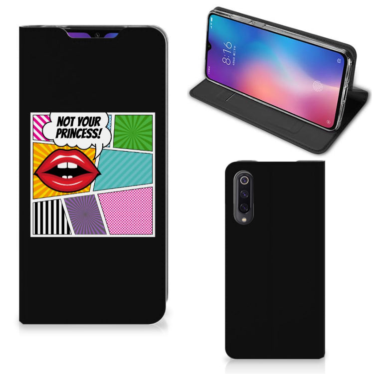 Xiaomi Mi 9 Hippe Standcase Popart Princess