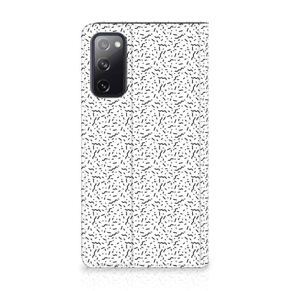 Samsung Galaxy S20 FE Hoesje met Magneet Stripes Dots - B2C Telecom