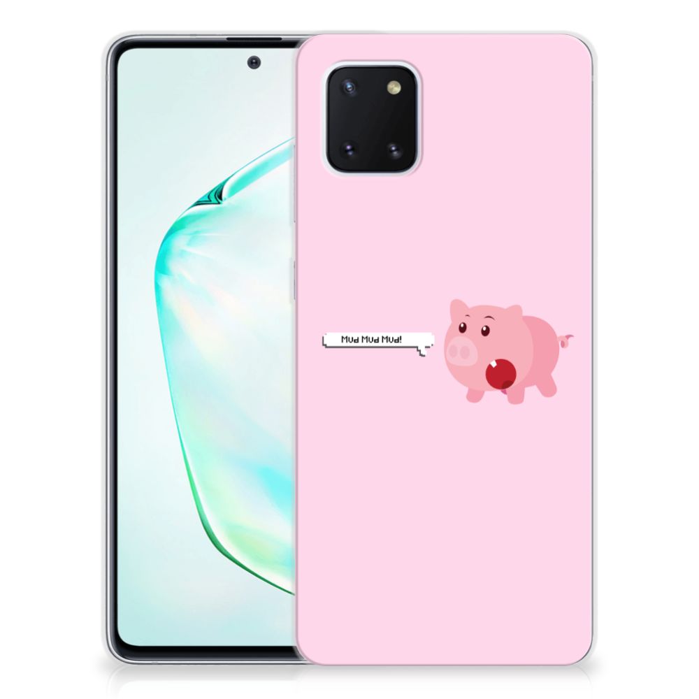 Samsung Galaxy Note 10 Lite Telefoonhoesje met Naam Pig Mud