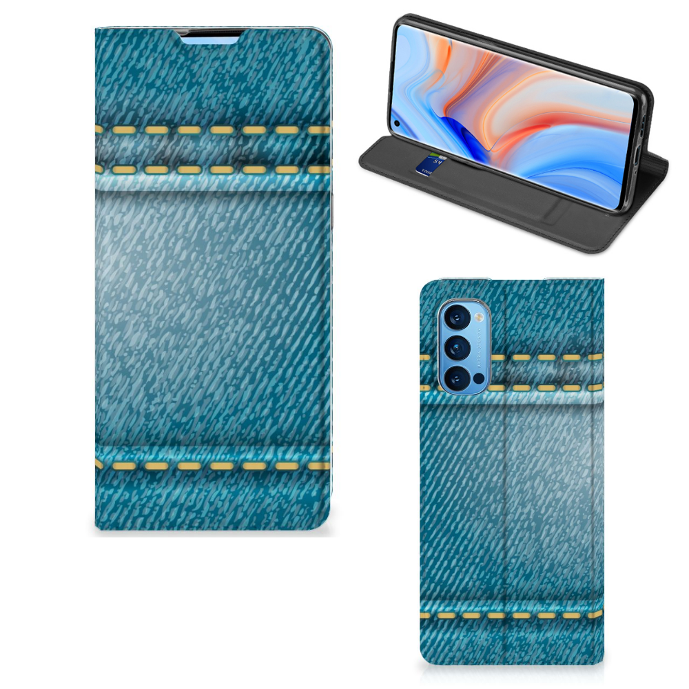 OPPO Reno4 Pro 5G Hippe Standcase Jeans - B2C Telecom