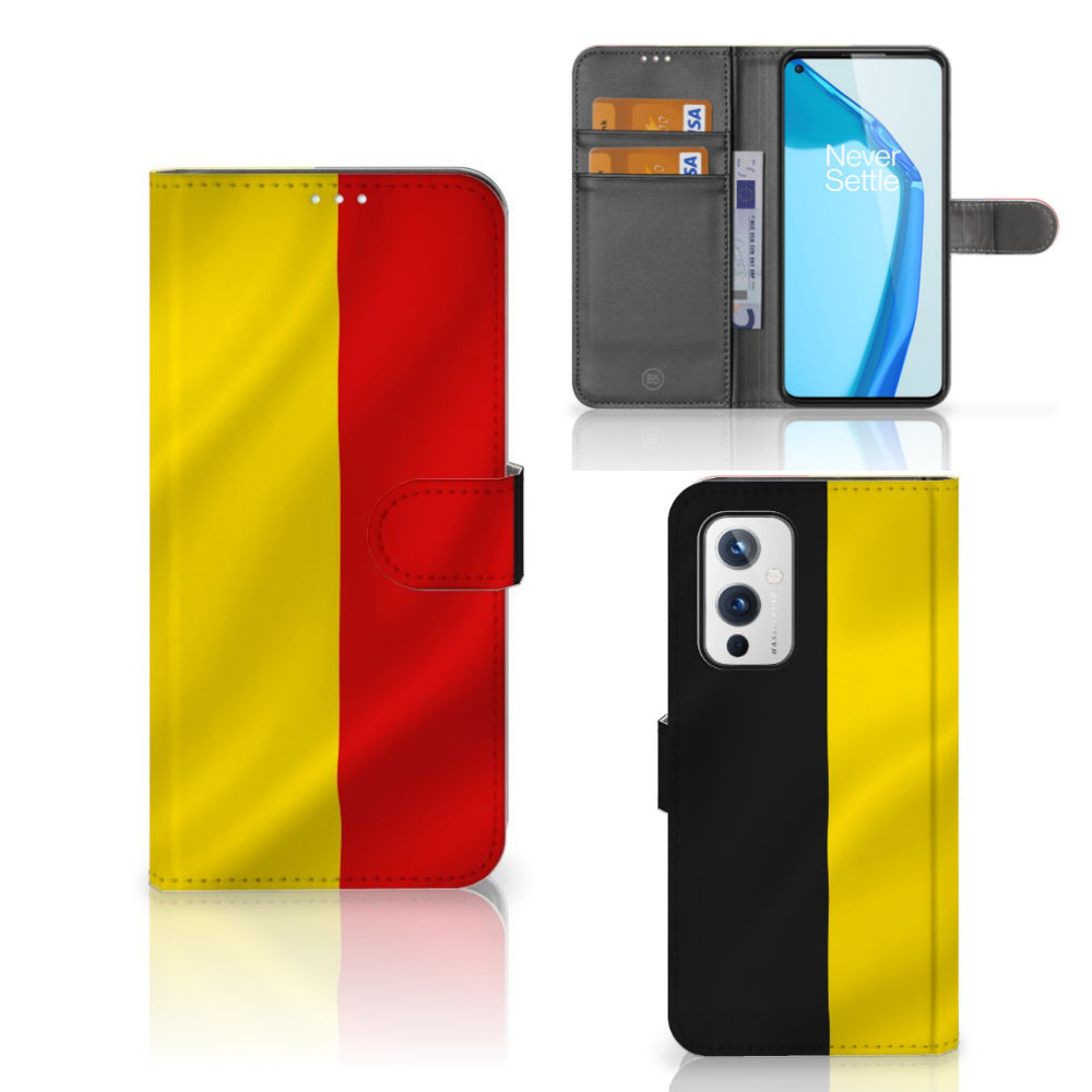 OnePlus 9 Bookstyle Case Belgische Vlag