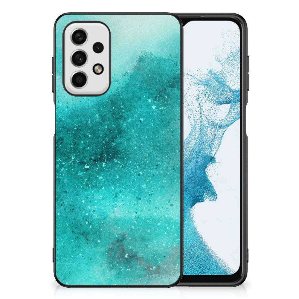 Kleurrijke Telefoonhoesje Samsung Galaxy A23 Painting Blue B2C Telecom