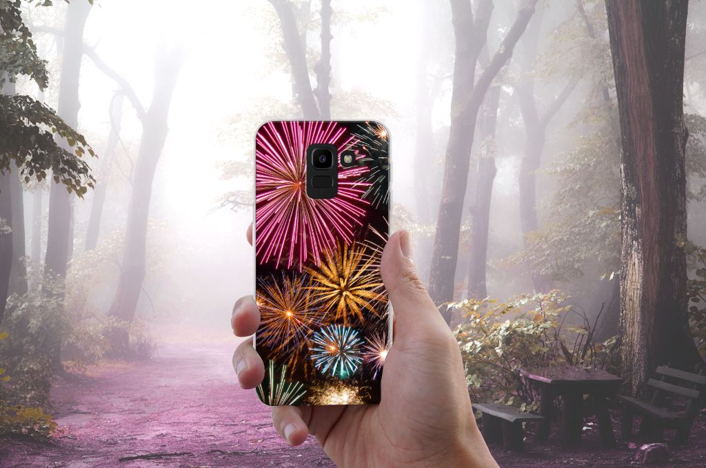 Samsung Galaxy J6 2018 Silicone Back Cover Vuurwerk