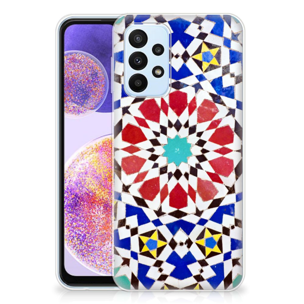 Samsung Galaxy A23 TPU Siliconen Hoesje Mozaïek B2C Telecom