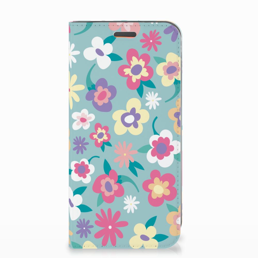 Motorola Moto E5 Play Smart Cover Flower Power