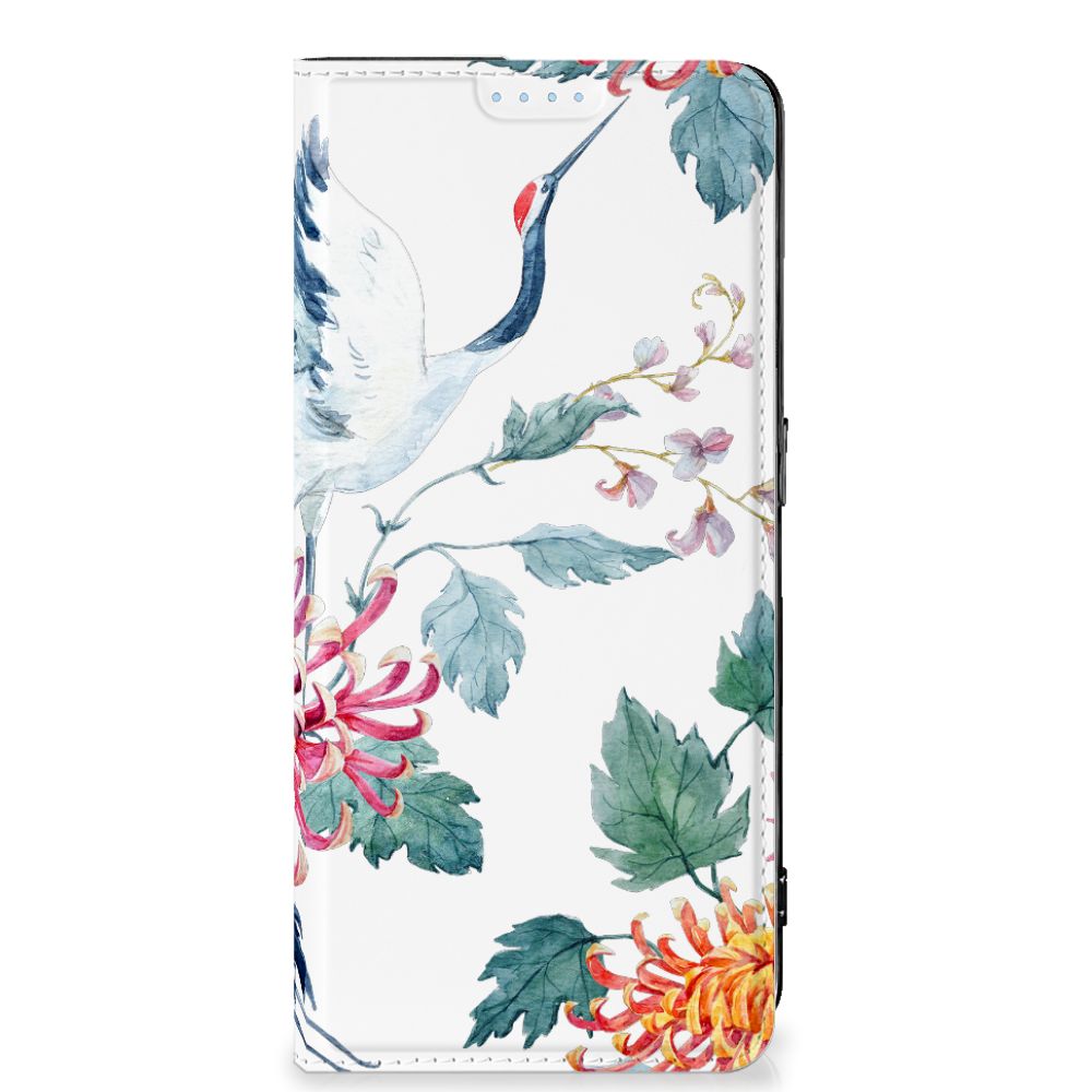 OPPO Reno8 Pro Hoesje maken Bird Flowers - B2C Telecom