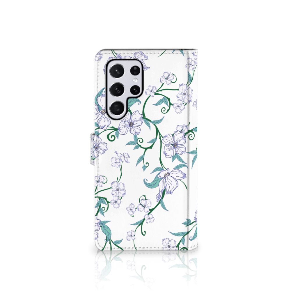 Samsung Galaxy S22 Ultra Uniek Hoesje Blossom White