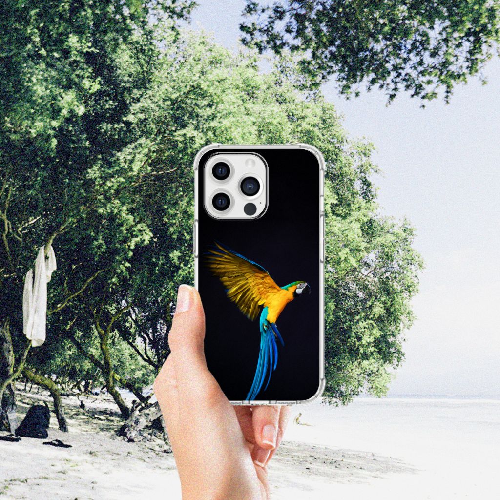 iPhone 13 Pro Max Case Anti-shock Papegaai - B2C Telecom