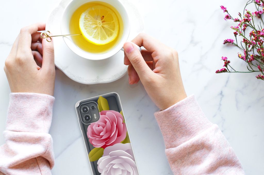 Motorola Edge 20 Lite TPU Case Roses B2C Telecom