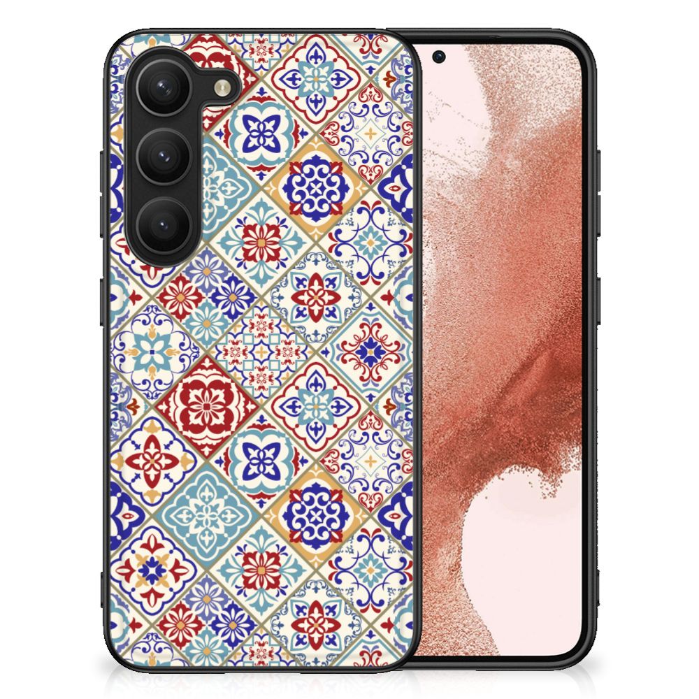 Samsung Galaxy S23 Marmeren Print Telefoonhoesje Tiles Color B2C Telecom