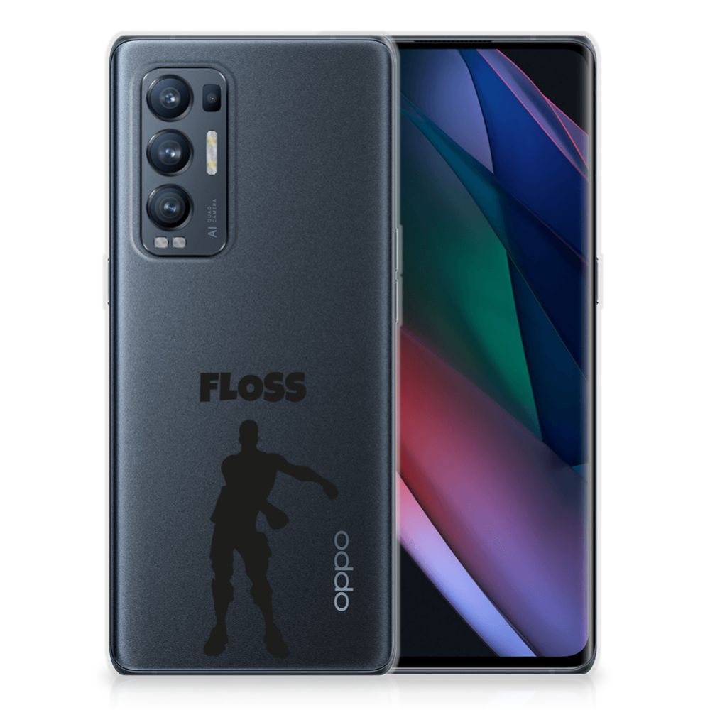 OPPO Find X3 Neo Telefoonhoesje met Naam Floss B2C Telecom