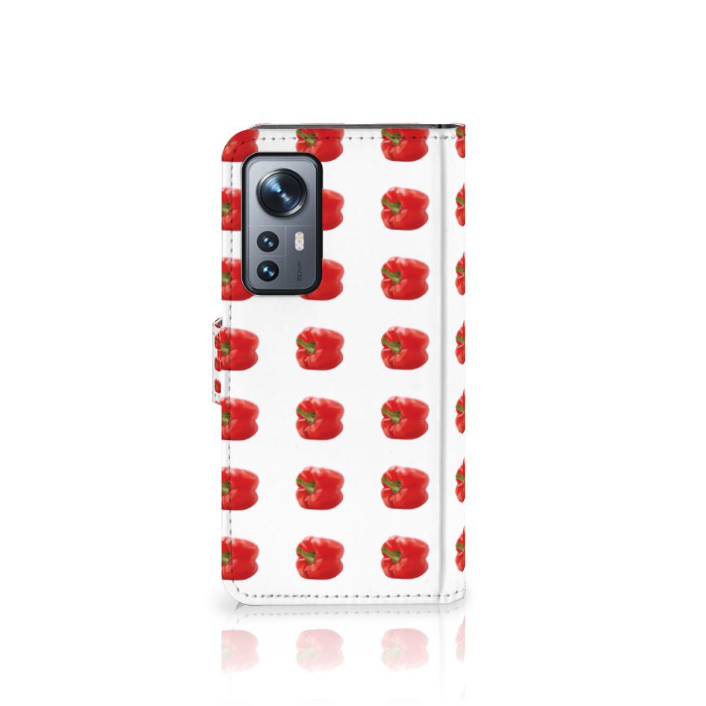 Xiaomi 12 | 12X Book Cover Paprika Red