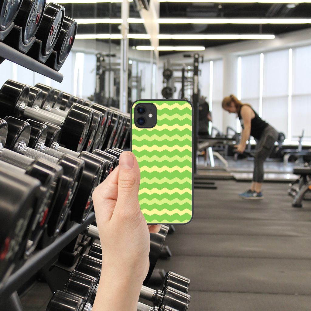 iPhone 11 Back Case Waves Green B2C Telecom