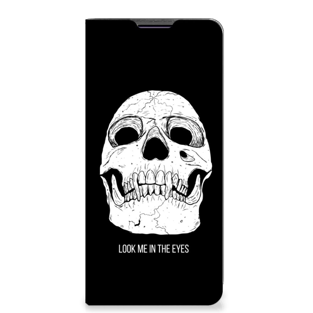 Mobiel BookCase Motorola Edge 30 Pro Skull Eyes - B2C Telecom