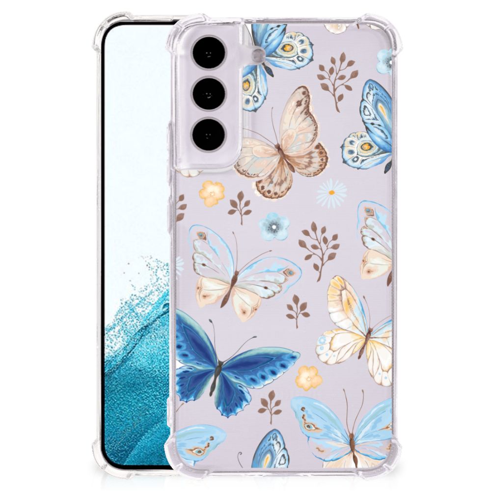 Case Anti-shock voor Samsung Galaxy S22 Vlinder