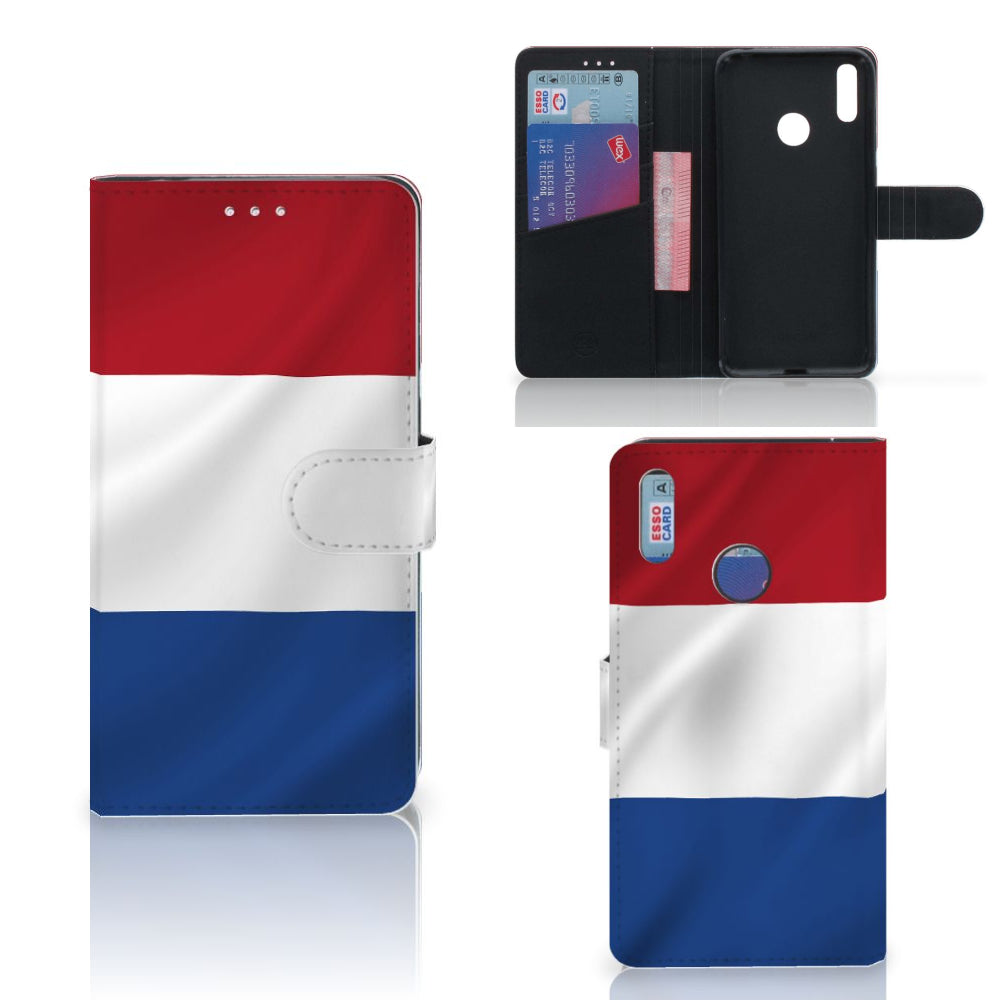 Huawei Y7 (2019) Bookstyle Case Nederlandse Vlag