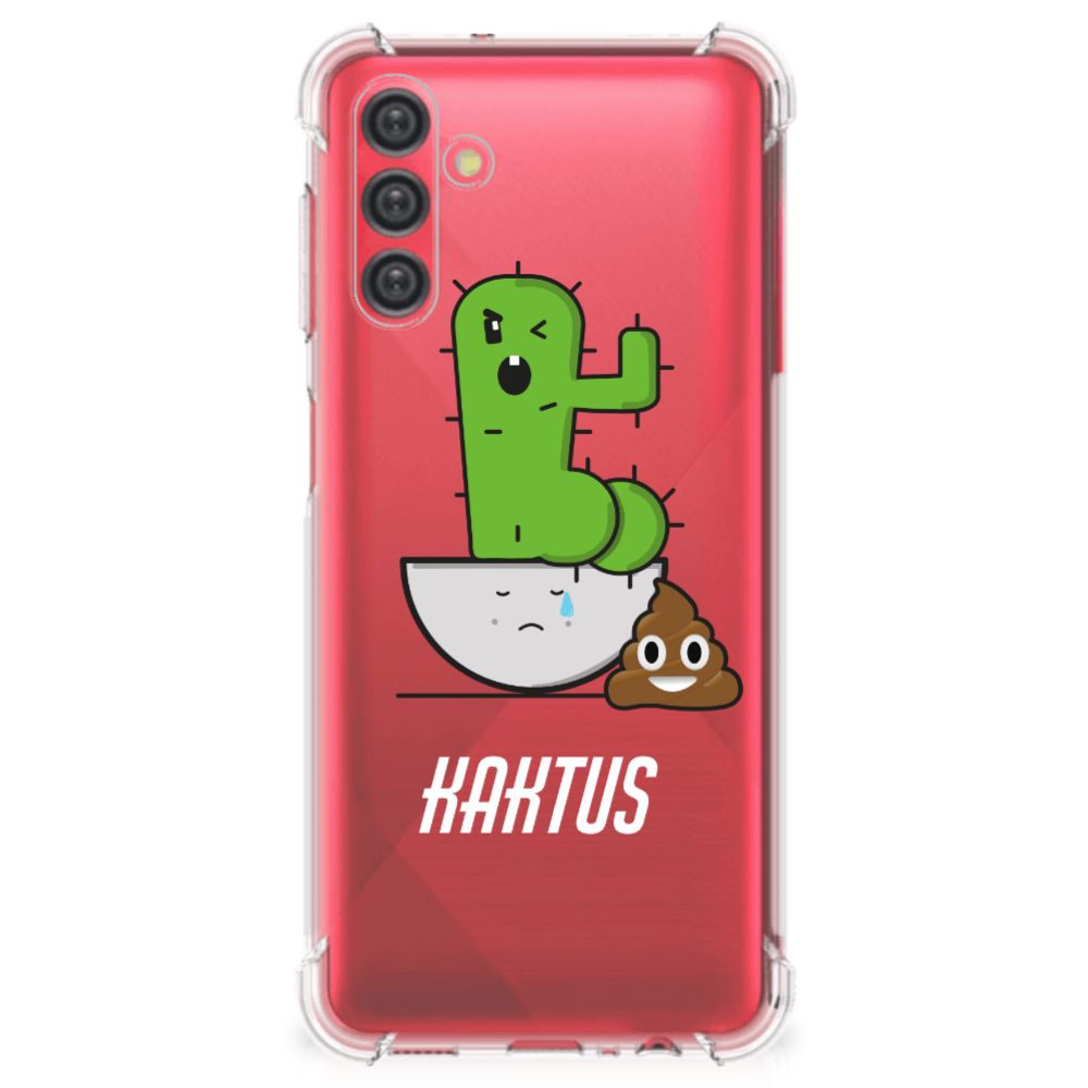 Samsung Galaxy A13 5G | A04s Stevig Bumper Hoesje Cactus Poo