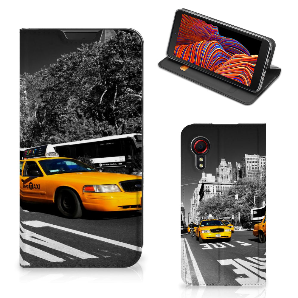 Samsung Galaxy Xcover 5 Book Cover New York Taxi